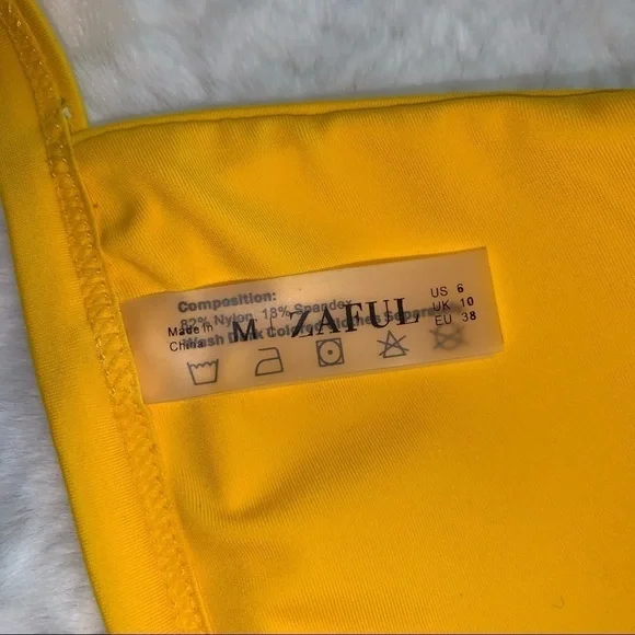 Zaful Bikini Top, sz 6 - Picture 3 of 7